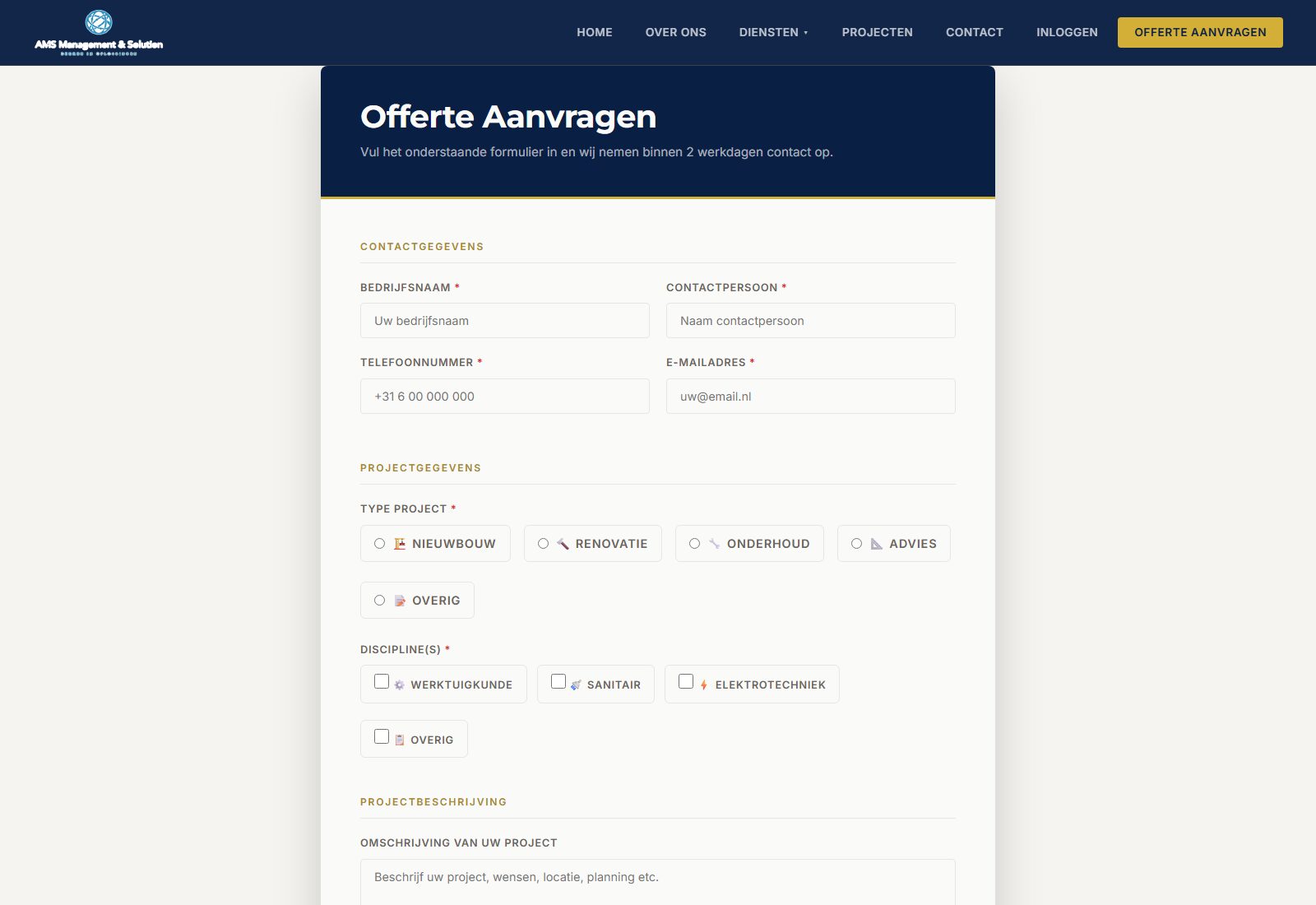 Van rommelige website naar gestructureerd offerteportaal — afbeelding 5