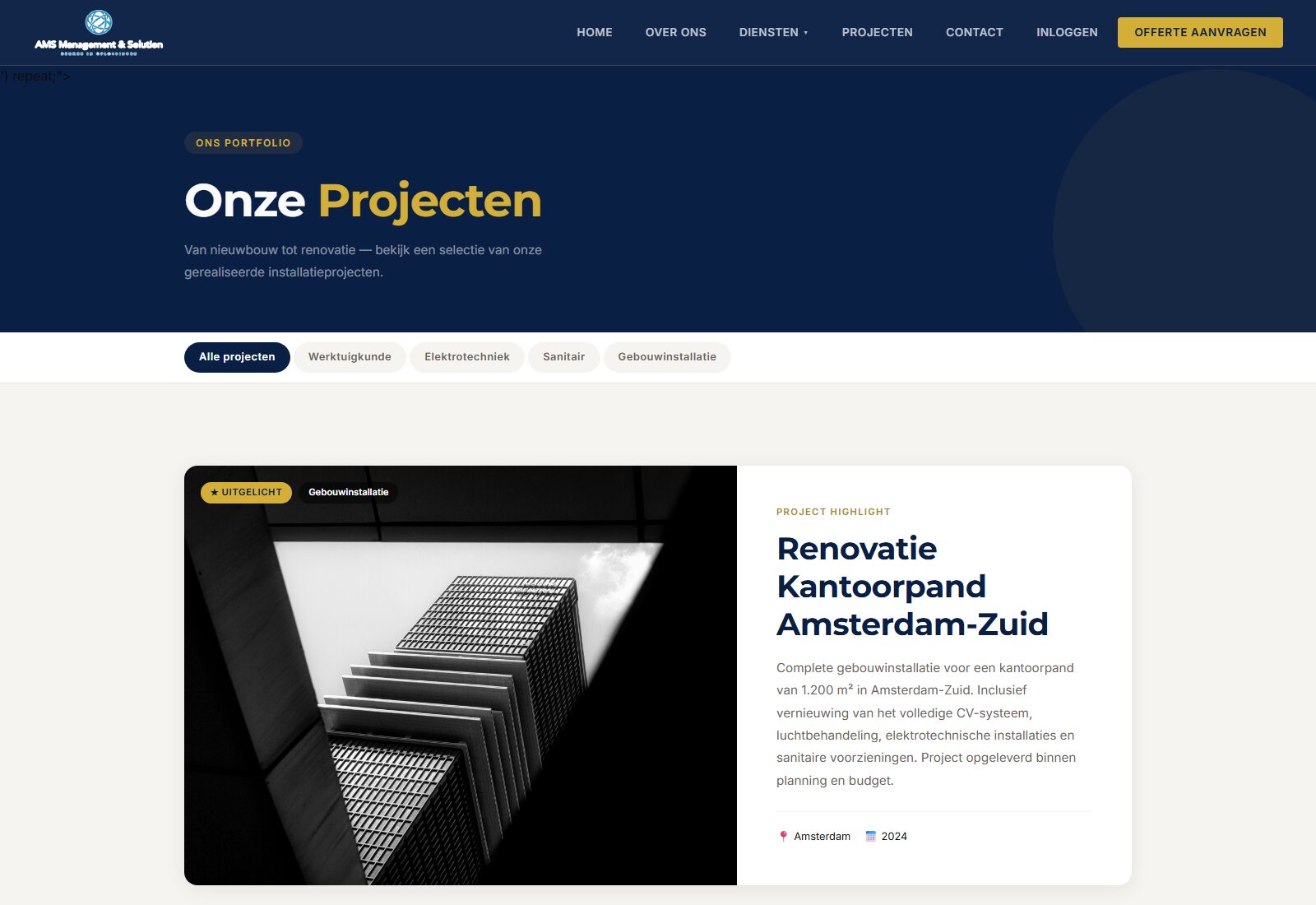 Van rommelige website naar gestructureerd offerteportaal — afbeelding 4